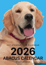 Load image into Gallery viewer, 2026 Abacus Calendar 5 X 7 Flip