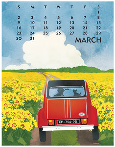 2025 Linnea Desktop Calendar