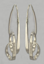 Load image into Gallery viewer, Earring SS Forged double loop hoop