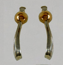 Load image into Gallery viewer, Ear, SS/14K Sm Post Loop w/4MM Bead