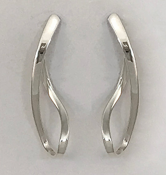 Ear, SS Long Twisting Hoop