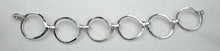 Load image into Gallery viewer, Sterling Silver, Hand Forged Circle Link Bracelet