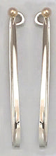 Load image into Gallery viewer, Ear, SS Long Narrow Hoop 4MMBALL