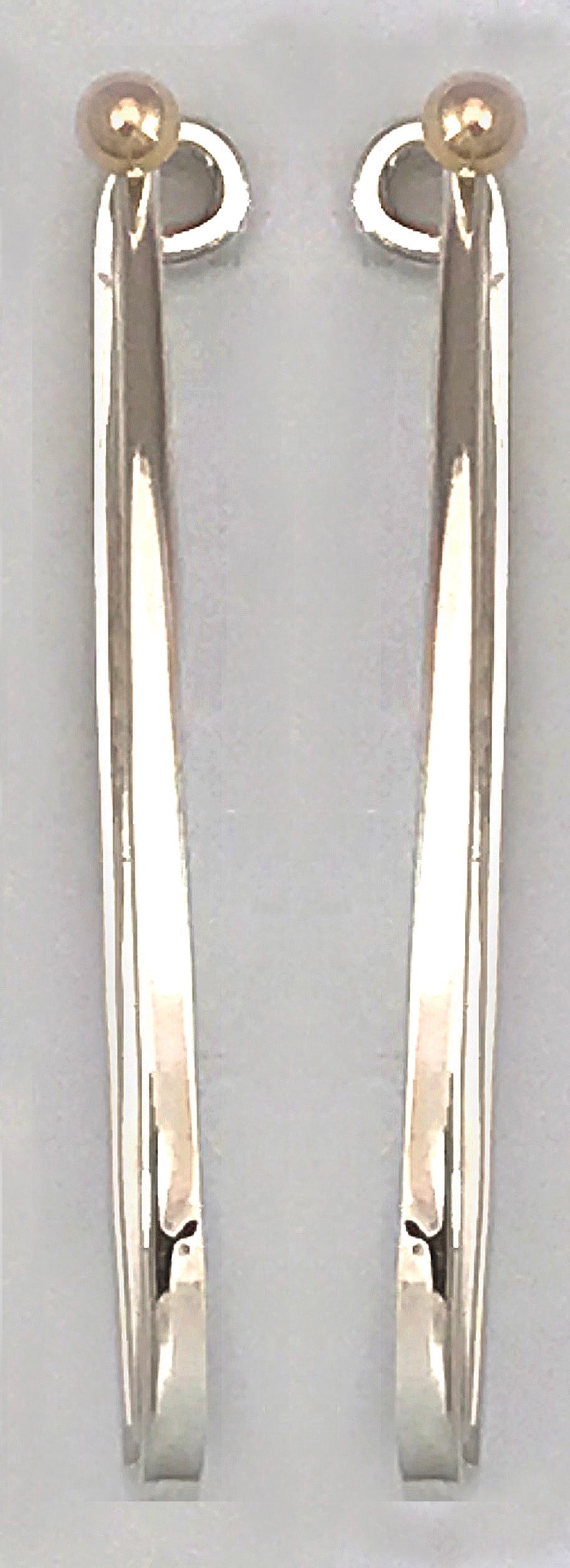 Ear, SS Long Narrow Hoop 4MMBALL