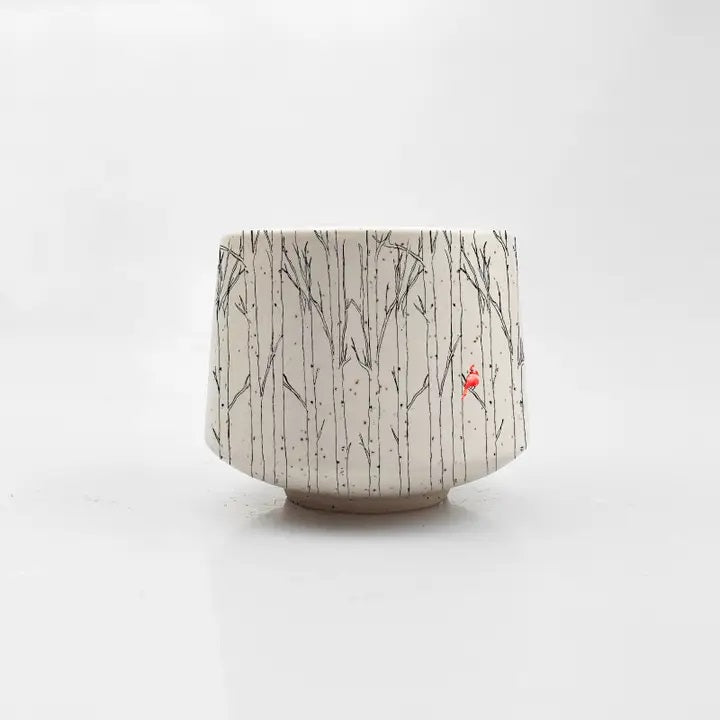 Small Aspen Cardinal Cup