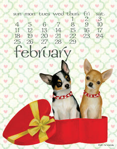 2024 Dog Days Poster Calendar 11 X 14