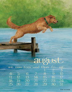 2024 Dog Days Spiral 5X7 Inch Calendar