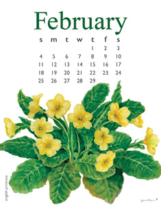 2024 Flowers Calendar 11X14