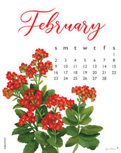 Load image into Gallery viewer, 2025 Flowers Calendar 5 X 7