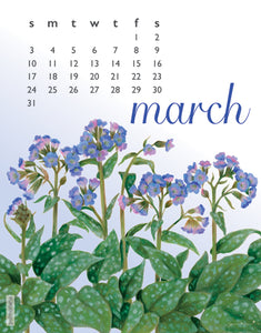 2024 Flowers Calendar 11X14