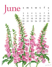 Load image into Gallery viewer, 2024 Flower Spiral Desk 5X7 Inch Calendar