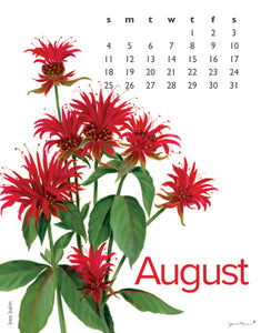 2024 Flowers Calendar 11X14