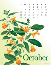 Load image into Gallery viewer, 2024 Flowers Calendar 11X14