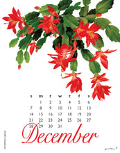 Load image into Gallery viewer, 2025 Flowers Calendar 5 X 7