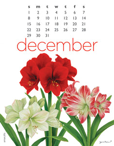 2024 Flowers Calendar 11X14