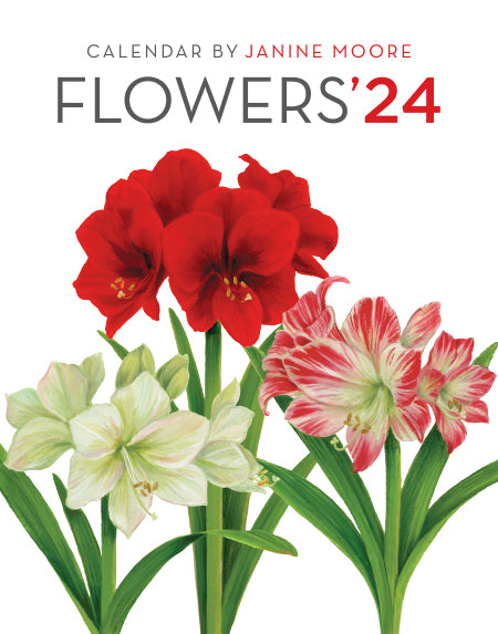 2024 Flowers Calendar 11X14