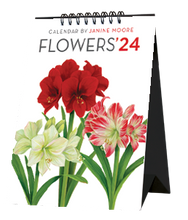 Load image into Gallery viewer, 2024 Flower Spiral Desk 5X7 Inch Calendar