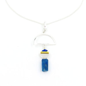 Raw Apatite Pendant