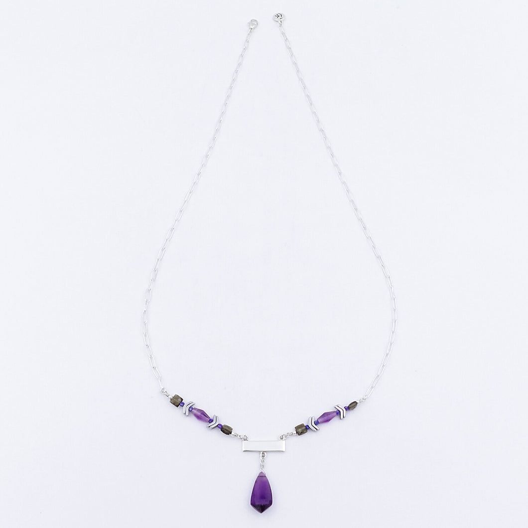 Amethyst Pendant Necklace