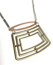 Load image into Gallery viewer, Necklace Concentric Rectangles