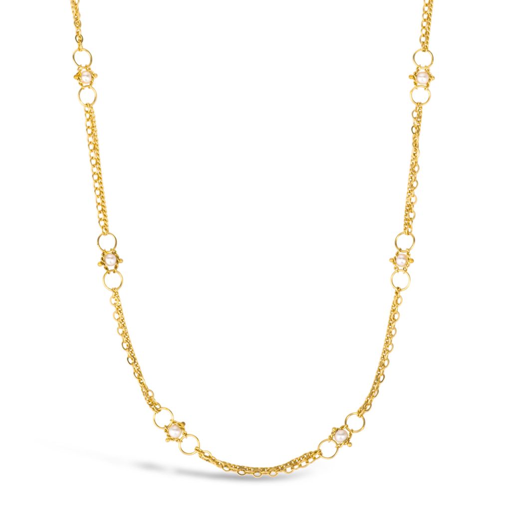 Whisper Chain Necklace in 18K Gold