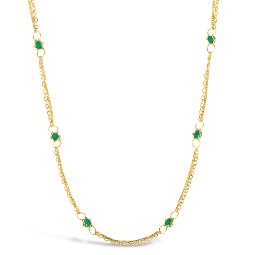 Whisper Chain Necklace in 18K Gold