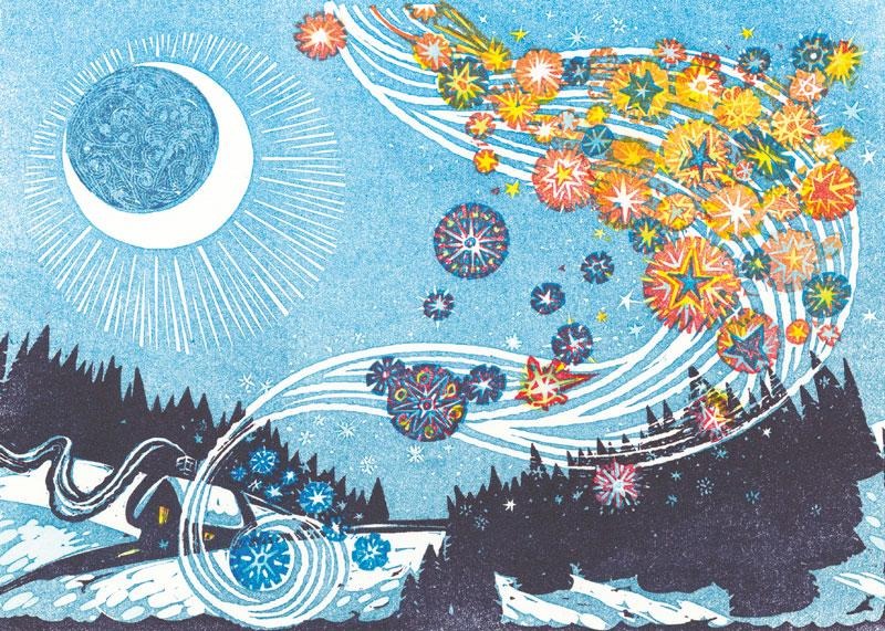 Falling Stars Boxed Cards