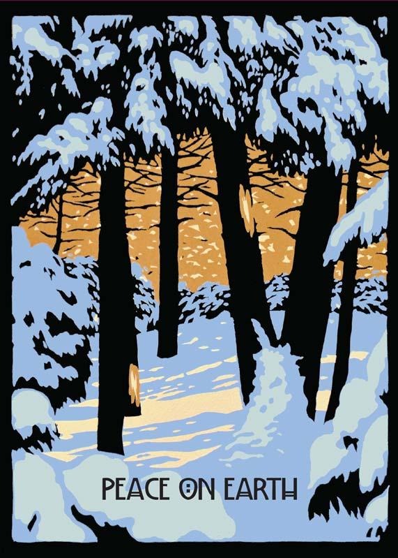 Winter Woods II Boxed Cards