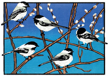Load image into Gallery viewer, Chickadees Boxed Cards