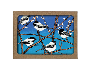 Chickadees Boxed Cards