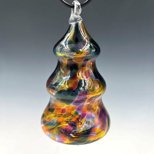 Glass Christmas Tree in Fruitcake