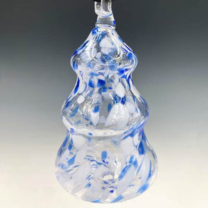 Glass Christmas Tree in Winter