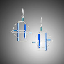 Load image into Gallery viewer, Wire Earring With Glass Accents