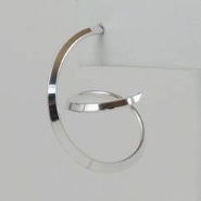 Large Swirl Stirling Silver Earing