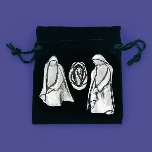 3 Piece Nativity Set With Pouch