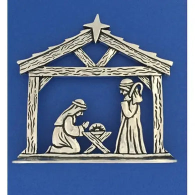 Nativity Scene-Creche With Mary, Joseph and Baby