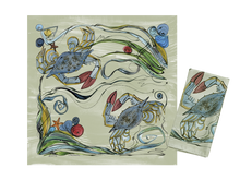 Load image into Gallery viewer, Pair of Crab Napkins