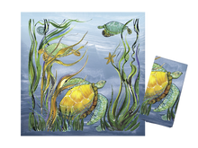Load image into Gallery viewer, Pair of Sea Turtle Napkins
