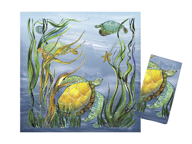 Pair of Sea Turtle Napkins