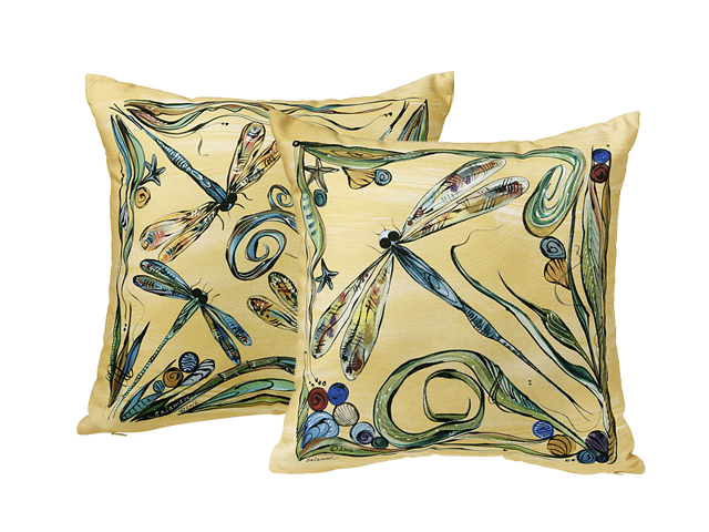 Large Dragonfly Pillow