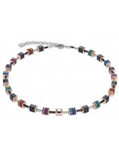 Load image into Gallery viewer, Necklace With Multicolored Rhinestone Rondells