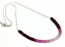 Load image into Gallery viewer, Ombre&#39; Ruby Necklace