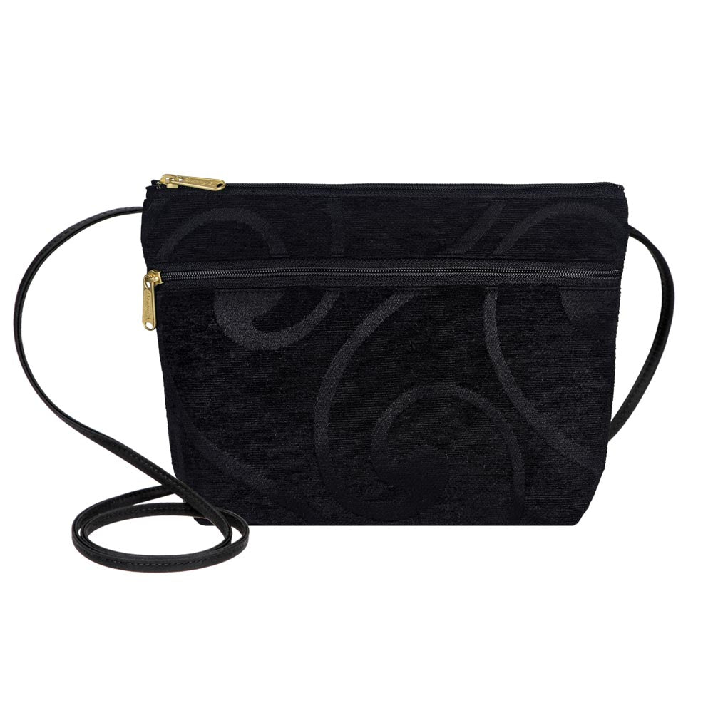 Zipper Purse Villa Black