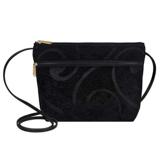 Zipper Purse Villa Black