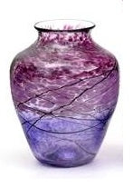 Lightning Vase in Purple