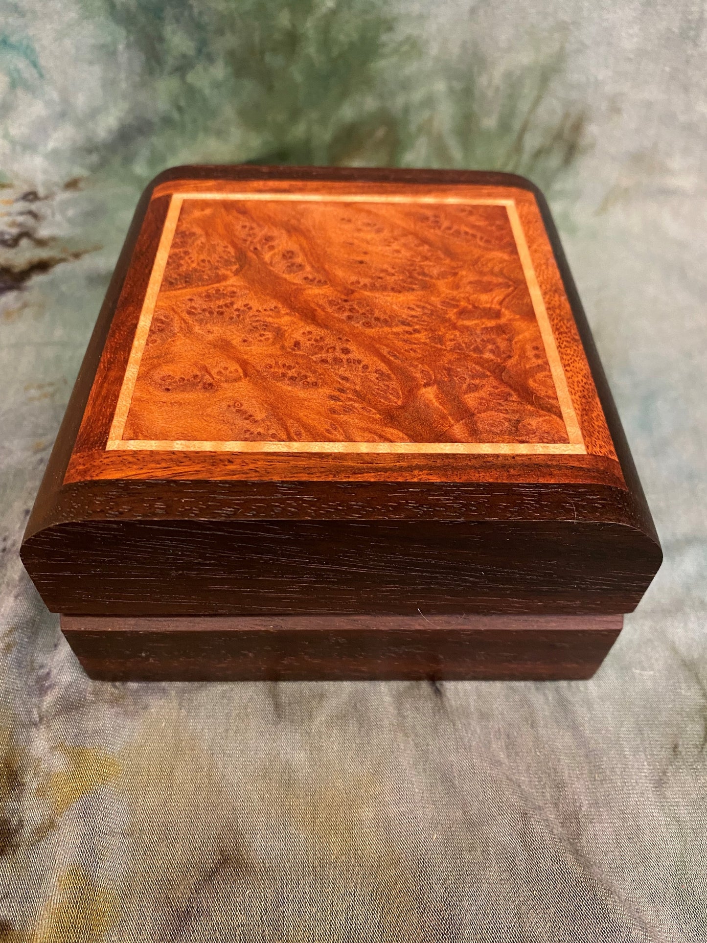 Box With Redwood Burl Top
