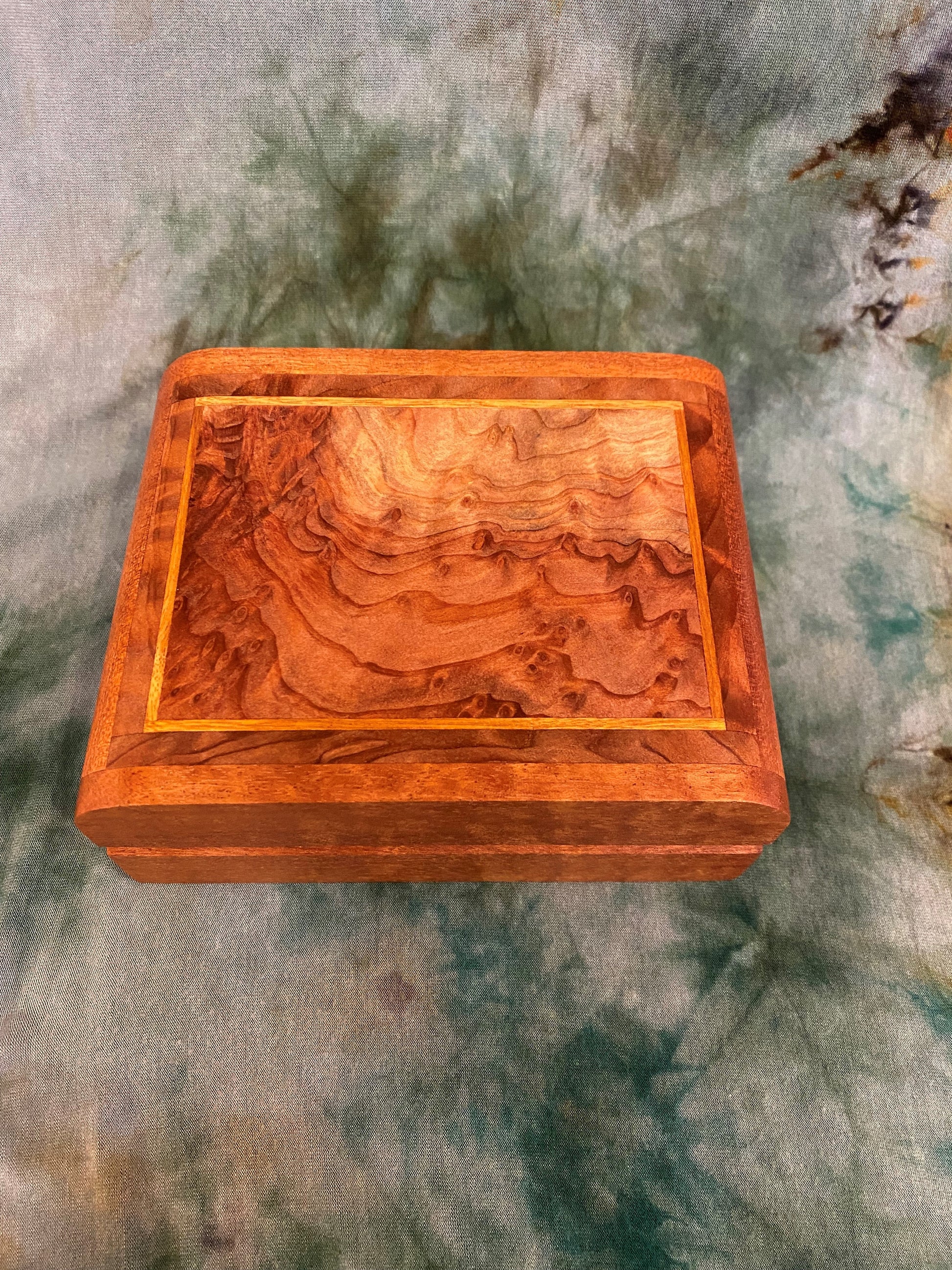 Box With Curly Maple Lid