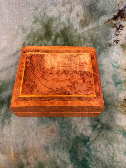 Box With Curly Maple Lid