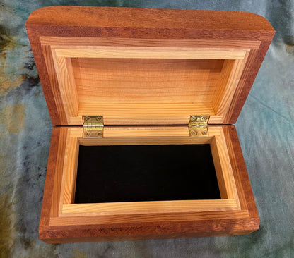Box With Redwood Burl Lid