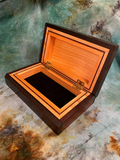 Box With Curly Maple Lid